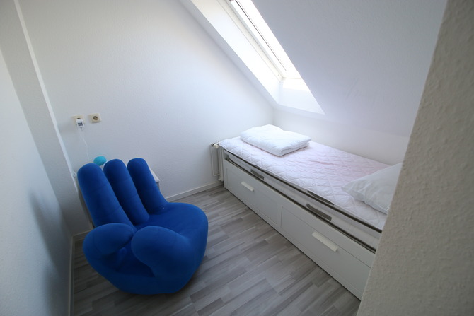 Ferienwohnung in Grömitz - Haus Herde-Grömitz-Whg 3-Wall-Box - Kinderzimmer mit Ausziehbett
