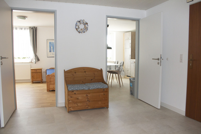 Ferienwohnung in R&uuml;ting - Urlaub mit Hund bei Anders - Flur