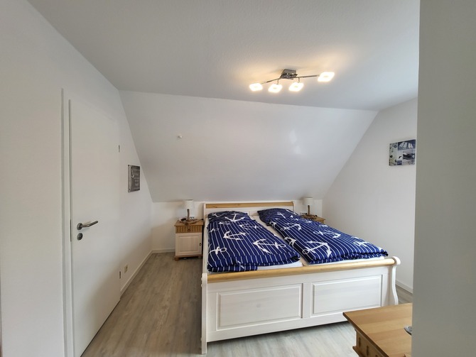 Ferienwohnung in Ostermade - Seemöwe - Elternschlafzimmer