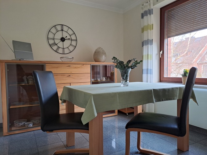 Ferienwohnung in Dahme - Meyer - Separates Esszimmer für 2 Personen