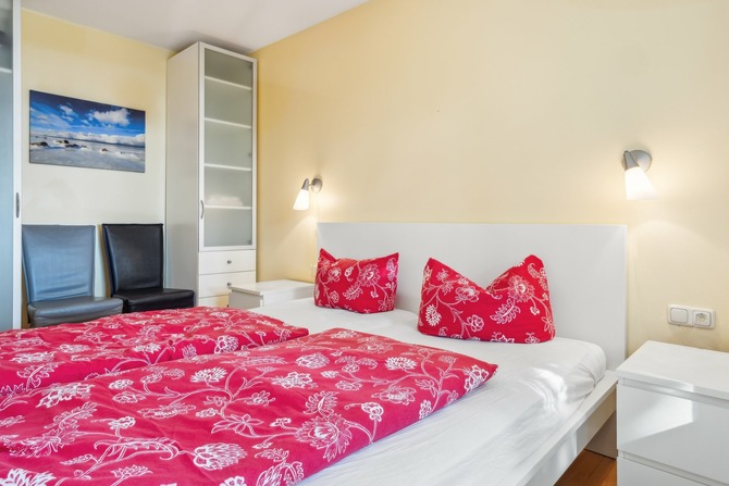 Ferienwohnung in Rerik - Haus am Meer - Schlafzimmer mit Doppelbett