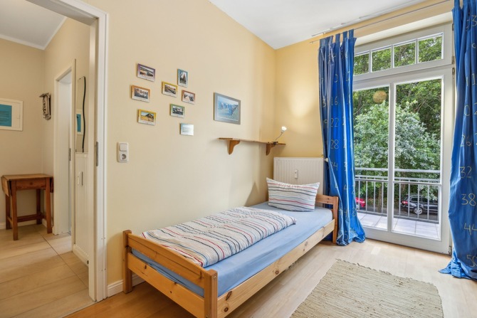 Ferienwohnung in Rerik - Haus am Meer - Schlafzimmer mit zwei Einzelbetten