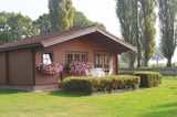 Ferienhaus in Stawedder - Ferienhof Felix - Ferienblockhaus mit grosser Sonnenterrasse