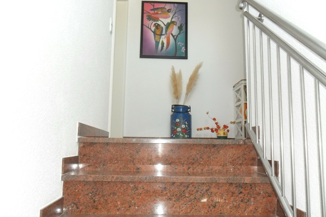 Ferienwohnung in Fehmarn OT Burg - Schirmann - Treppenaufgang