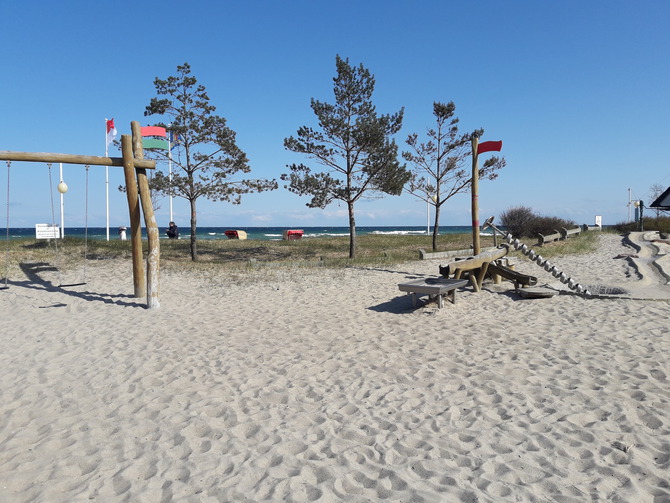 Ferienwohnung in Dahme - Berolina - Spielplatz an der Promenade