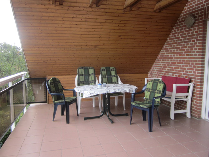 Ferienwohnung in Dahme - Petra - Loggia