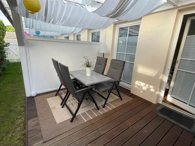 Ferienhaus in Grömitz - Müller - Überdachte Terrasse