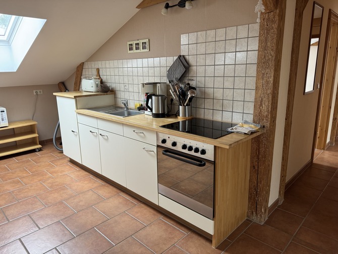Ferienwohnung in Niederhagen - Sonne und Me(eh)r - Küchenzeile