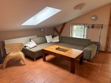 Ferienwohnung in Niederhagen - Sonne und Me(eh)r - Wohnbereich Couch