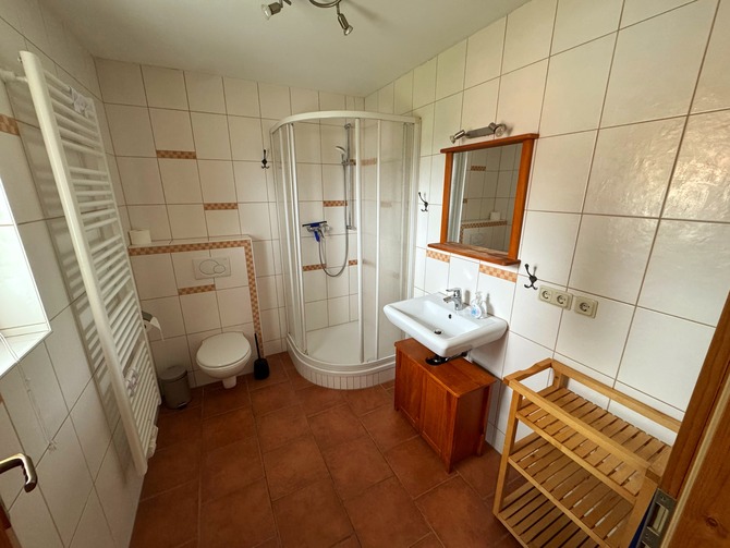 Ferienwohnung in Niederhagen - Sonne und Me(eh)r - Bad