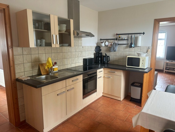 Ferienwohnung in Niederhagen - Sonne und Me(eh)r - K&uuml;che