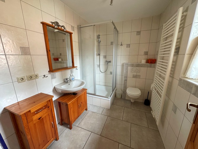 Ferienwohnung in Niederhagen - Sonne und Me(eh)r - Bad