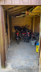 Ferienwohnung in Schönhagen - Prigge - Fahrradschuppen - auch für mitgebrachte Räder