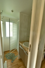 Ferienhaus in Pelzerhaken - Mobilheim M&eacute;diterran&eacute;e im Ferienpark AM WALDRAND - Dusche