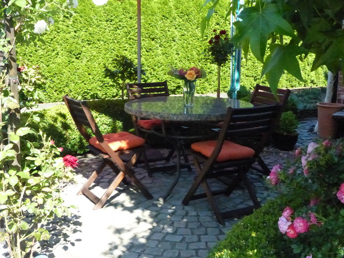Ferienwohnung in Ribnitz-Damgarten - Zwischen Bodden & Ostsee - Gästegarten