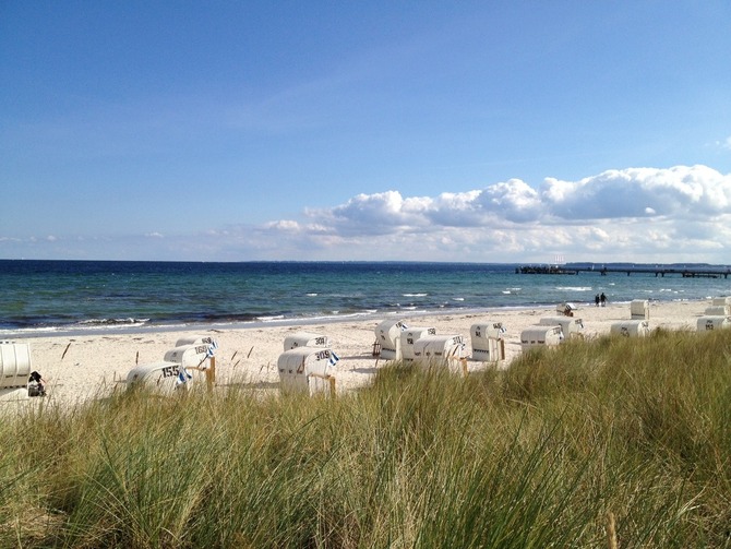Ferienwohnung in Scharbeutz - Strandkörbchen - das Meer direkt vor der Tür