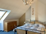 Ferienwohnung in Rerik - MarLyn - Schlafzimmer 2 auf der Galerie mit Doppelbett
