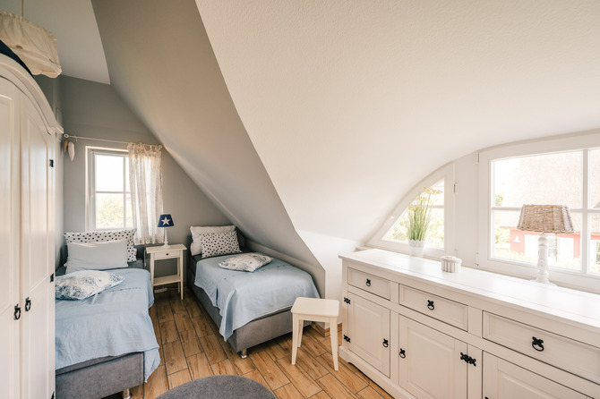 Ferienhaus in Mursewiek - Seeadler - Zimmer mit Einzelbetten,  Doppelbett stellbar