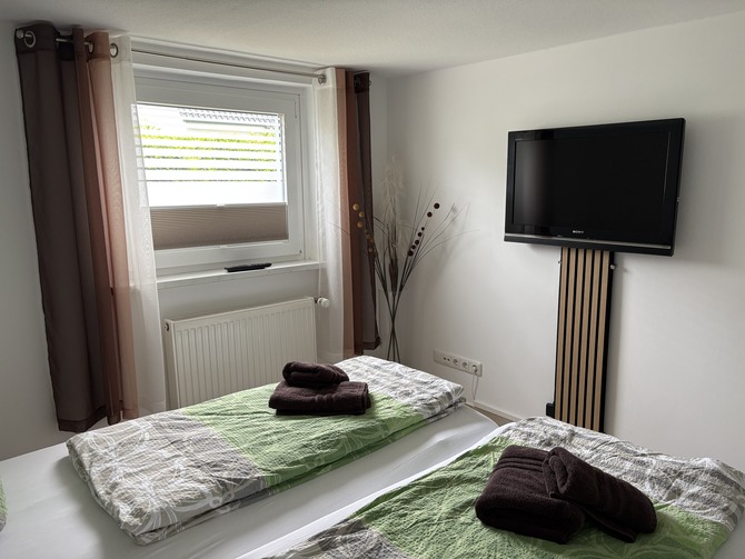 Ferienwohnung in Niendorf/Ostsee - Haus Edda FeWo Schwalbennest - Zusatz-App Beiboot Schlafzimmer