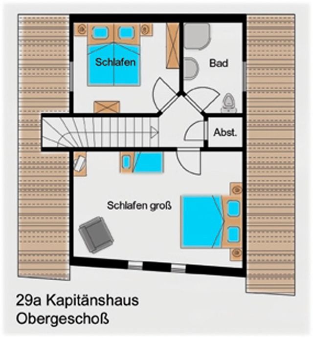 Ferienhaus in Groß Zicker - Kapitänshaus - Bild 15