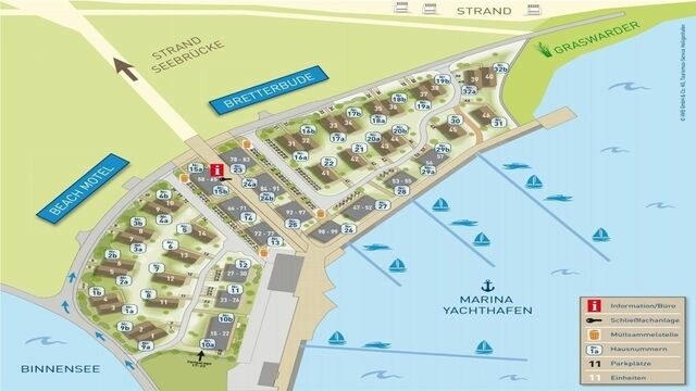 Ferienwohnung in Heiligenhafen - Ostsee - Appartement Nr. 15.1 "Hamborger Veermaster" im Strand Resort - Bild 12