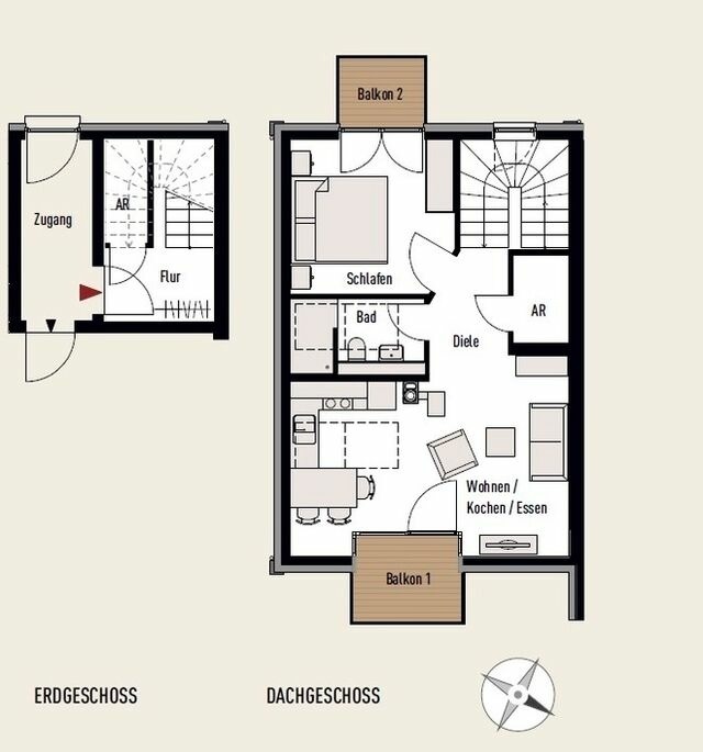 Ferienwohnung in Heiligenhafen - Ostsee - Appartement Nr. 63 "M&ouml;wennest" im Strand Resort - Bild 13