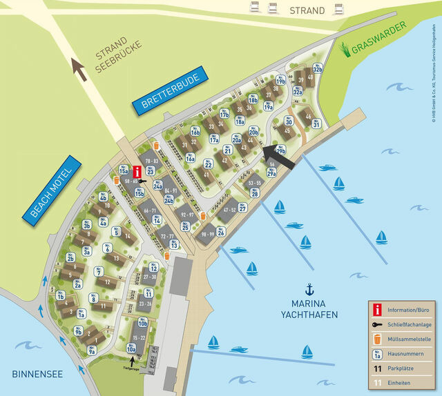 Ferienhaus in Heiligenhafen - Ostsee - Reetdachhaus Nr. 44 "Reeth&uuml;s - Marina" im Strand Resort - Bild 25