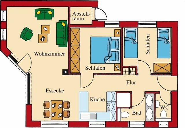 Ferienhaus in Fehmarn OT Wenkendorf - "Ferienhof Hinz" - Ferienhaus Hofkieker - Bild 2