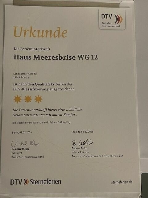 Ferienwohnung in Gr&ouml;mitz - Haus Meeresbrise - Whg. 12, Top-Lage 1 mit Meeresblick,S&uuml;dlage - Bild 15