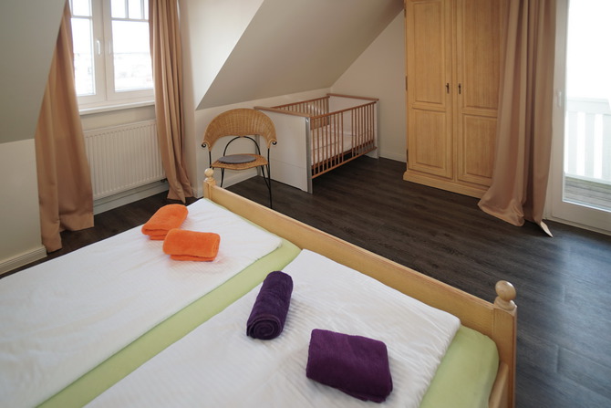 Ferienwohnung in Rerik - Ferienwohnung/Appartement Eismöwe (Rerik) - Kinderbett