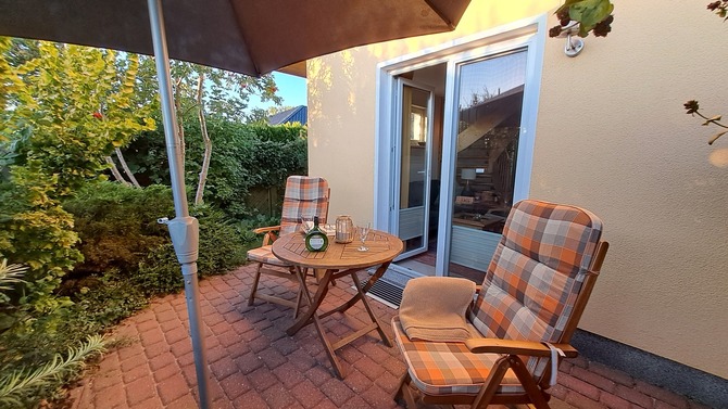 Ferienhaus in Kühlungsborn - Schlehdornhaus - Terrasse