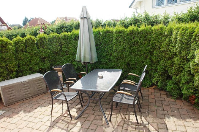 Ferienhaus in Ostseebad Heringsdorf - Kleines M&ouml;wennest - S&uuml;dterrasse