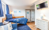 Ferienwohnung in Kronsgaard - 4 Sterne-Terrassen-Fewo "Heimathaven" direkt am Ostseestrand inkl. Schwimmbad - Bild 12