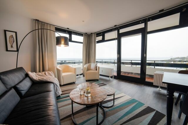 Ferienwohnung in Fehmarn OT Staberdorf - Sonnendeck mit Meerblick in Staberdorf - Bild 3