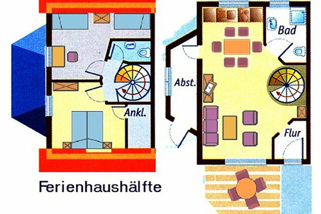 Ferienhaus in Ostseeheilbad Zingst - Am Deich 01-Haus mit Strandkorb - Bild 12