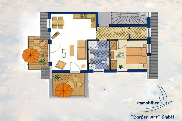 Ferienwohnung in Ostseeheilbad Zingst - Villa Arielle, FW 5 - Bild 19