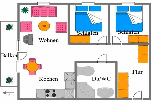Ferienwohnung in Zingst - Exklusiv-Studio "Ostseeblick", Haus 2, Whg. 45 - Bild 15