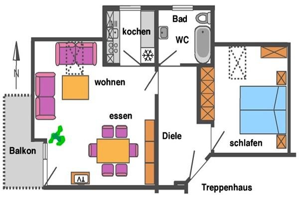 Ferienwohnung in Ostseeheilbad Zingst - Residenz "Am Postplatz", Whg. 15 - Bild 8
