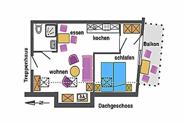 Ferienwohnung in Ostseeheilbad Zingst - Appartmenthaus Central FW 15 "Mittenmang" - Bild 13