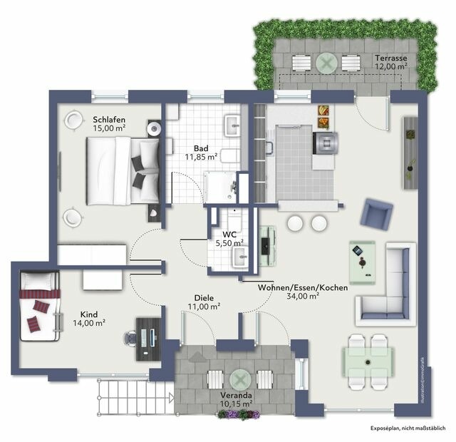 Ferienwohnung in Eckernf&ouml;rde - Hafenblick - Bild 20