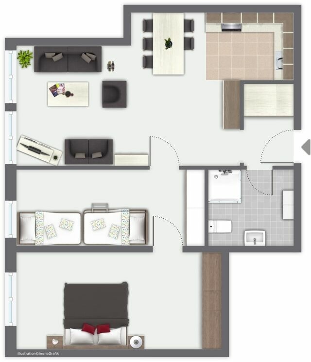 Ferienwohnung in Fehmarn - Knusthof Lafrenz - Süd - Bild 13