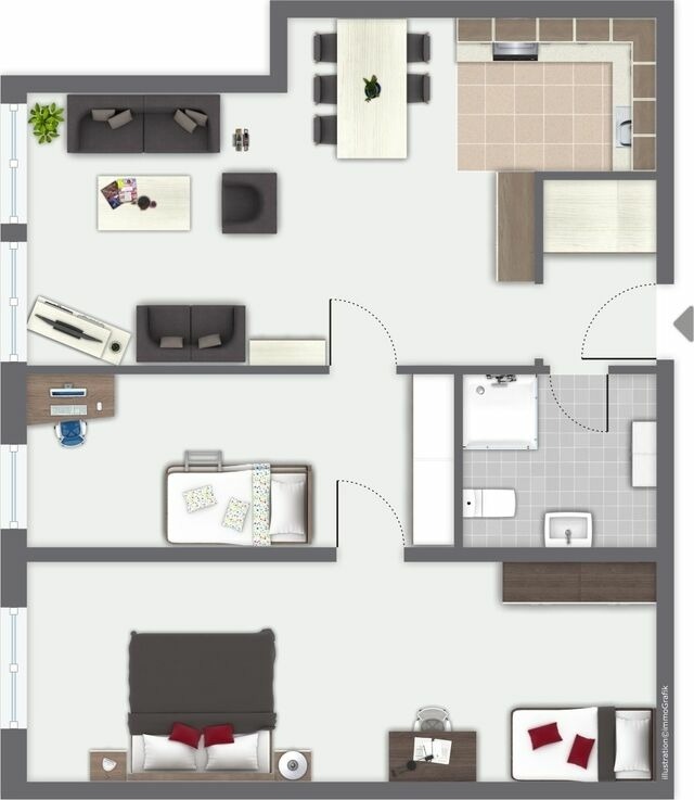 Ferienwohnung in Fehmarn - Knusthof Lafrenz - Br&uuml;ckenblick - Bild 13