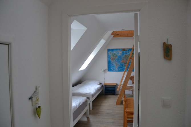 Ferienhaus in Laboe - Fischerhus Laboe - Schlafen 1 mit 2 Einzelbetten