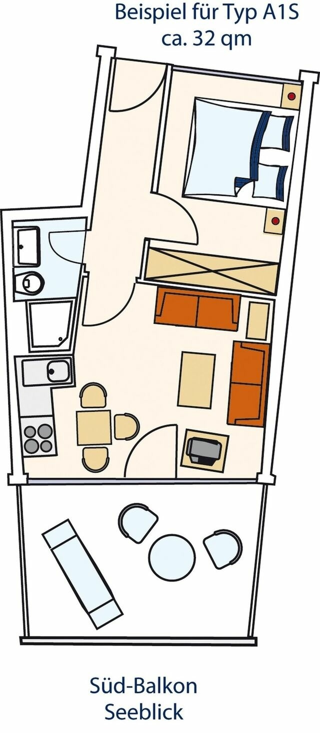 Ferienwohnung in Grömitz - STRANDIDYLL, 58 - Typ A1S - Bild 17