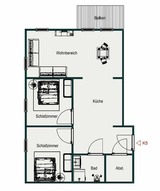 Ferienwohnung in Grömitz - Kabine 5 - Bild 24