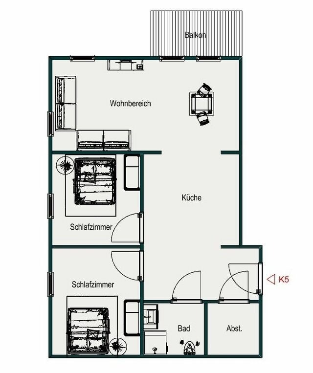 Ferienwohnung in Grömitz - Kabine 5 - Bild 24