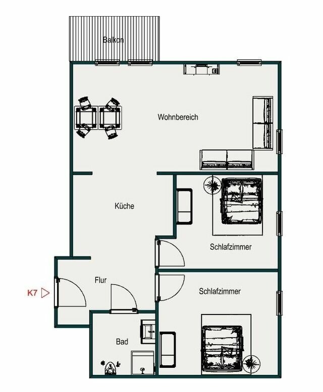 Ferienwohnung in Gr&ouml;mitz - Kabine 7 - Bild 20