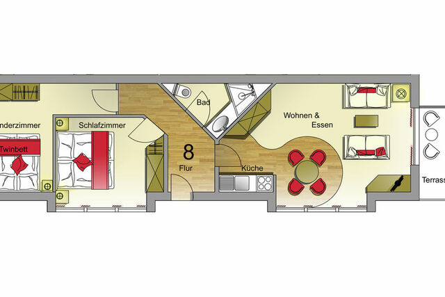 Ferienwohnung in Dahme - Am Brook 16 Whg. 8 - Bild 14