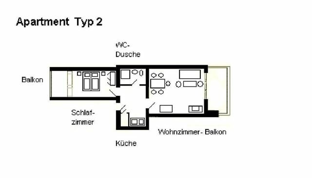 Ferienwohnung in Binz - Villa Strandidyll Binz Typ 2 / Apartment 10 - Bild 12