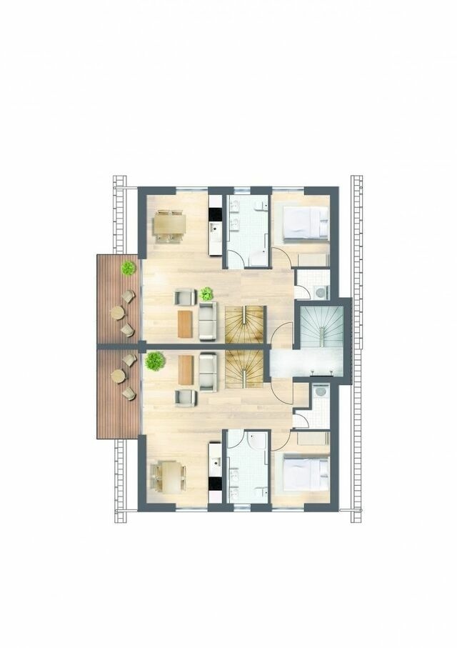 Ferienwohnung in Ostseeheilbad Zingst - Haus Seestern - Suite Strandluft - Ferienanlage Strandwiese - Bild 25
